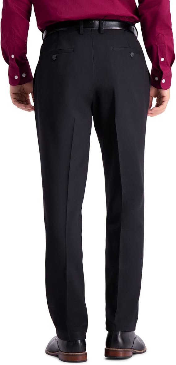Haggar Men's Tailored Fit Pants Black 36W/29L