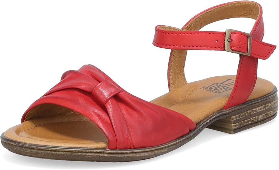 Miz Mooz Women's Dorra Flat Sandal Size: (7.5-8) Red