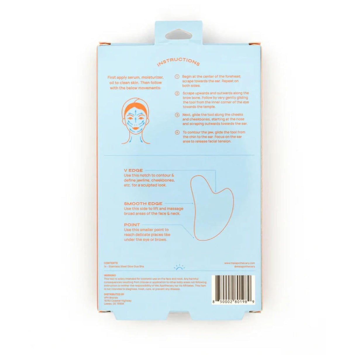 MEI APOTHECARY Stainless Steel Glow Gua Sha