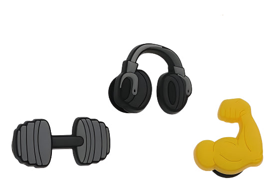 CROC Charms: Workout 3 pack