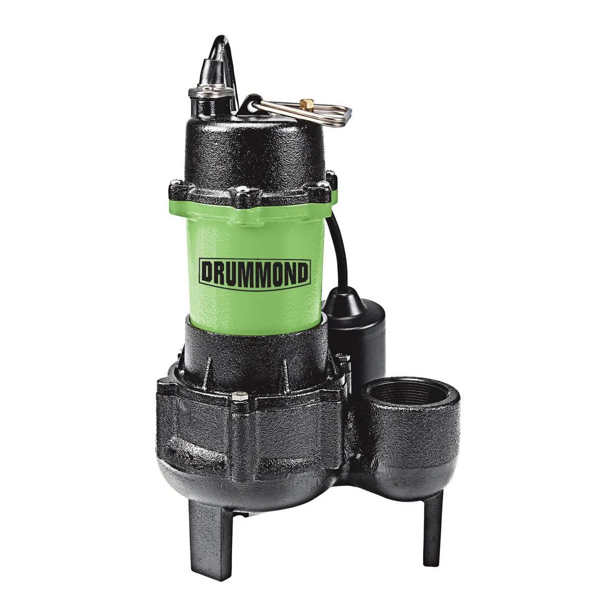 DRUMMOND 1/2 HP Submersible Sewage Pump with Tether Switch