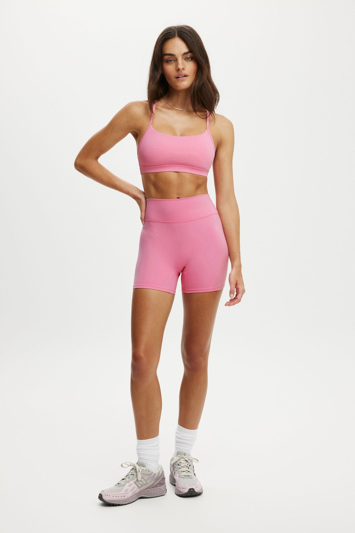 Cotton-On Ultra Soft Side Pocket Bike Short - Color Bon Bon