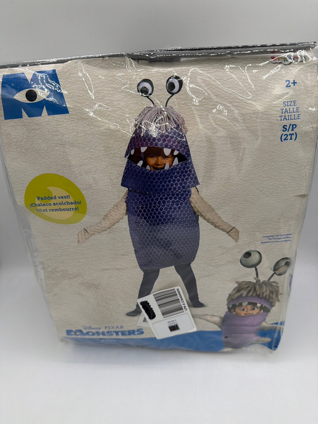 Disguise - Boo Deluxe Toddler Costume, Purple, Small (2T)