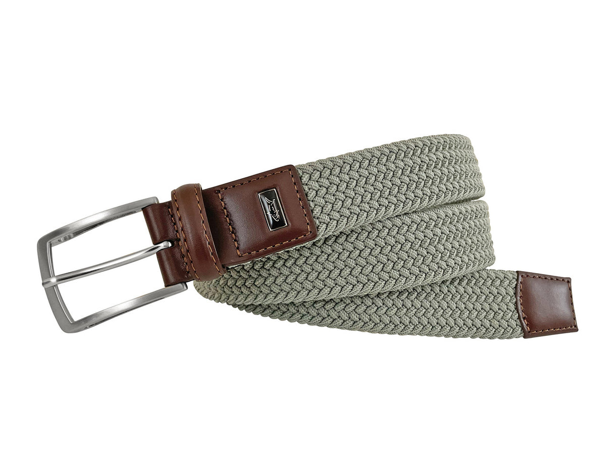 Greg Norman Stretch Solid Belt Size 36 (Gravel)