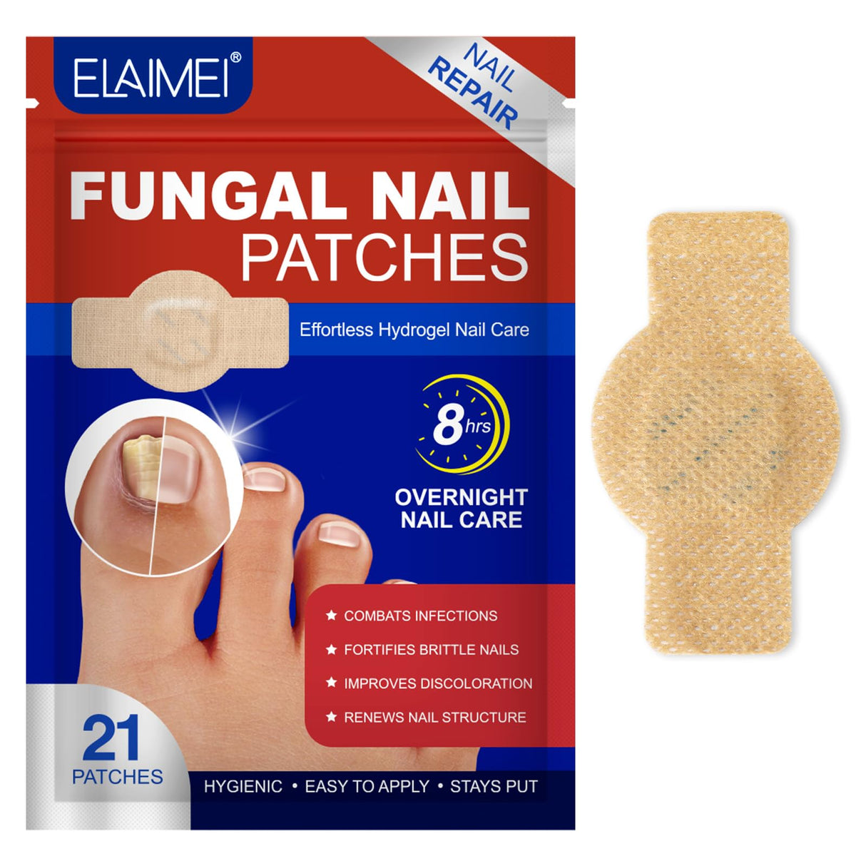 Elaimei Fungal Nail Patches - 21 pcs