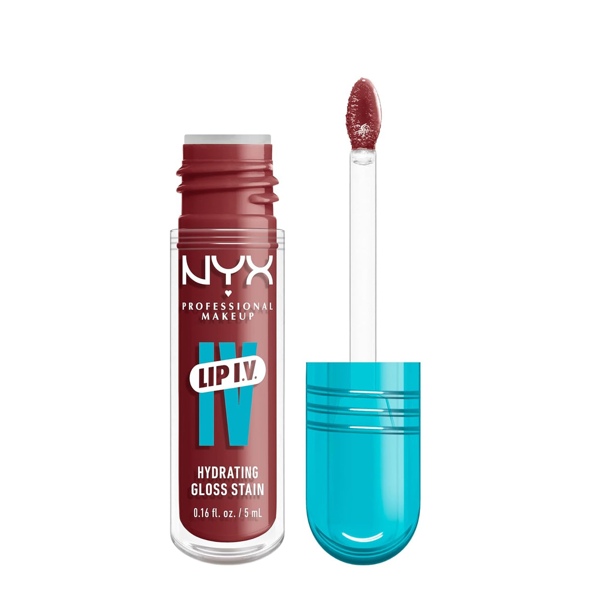 NYX Professional Makeup | LIP I.V. Hydrating Gloss Serum | 08 Drippin' In Rose