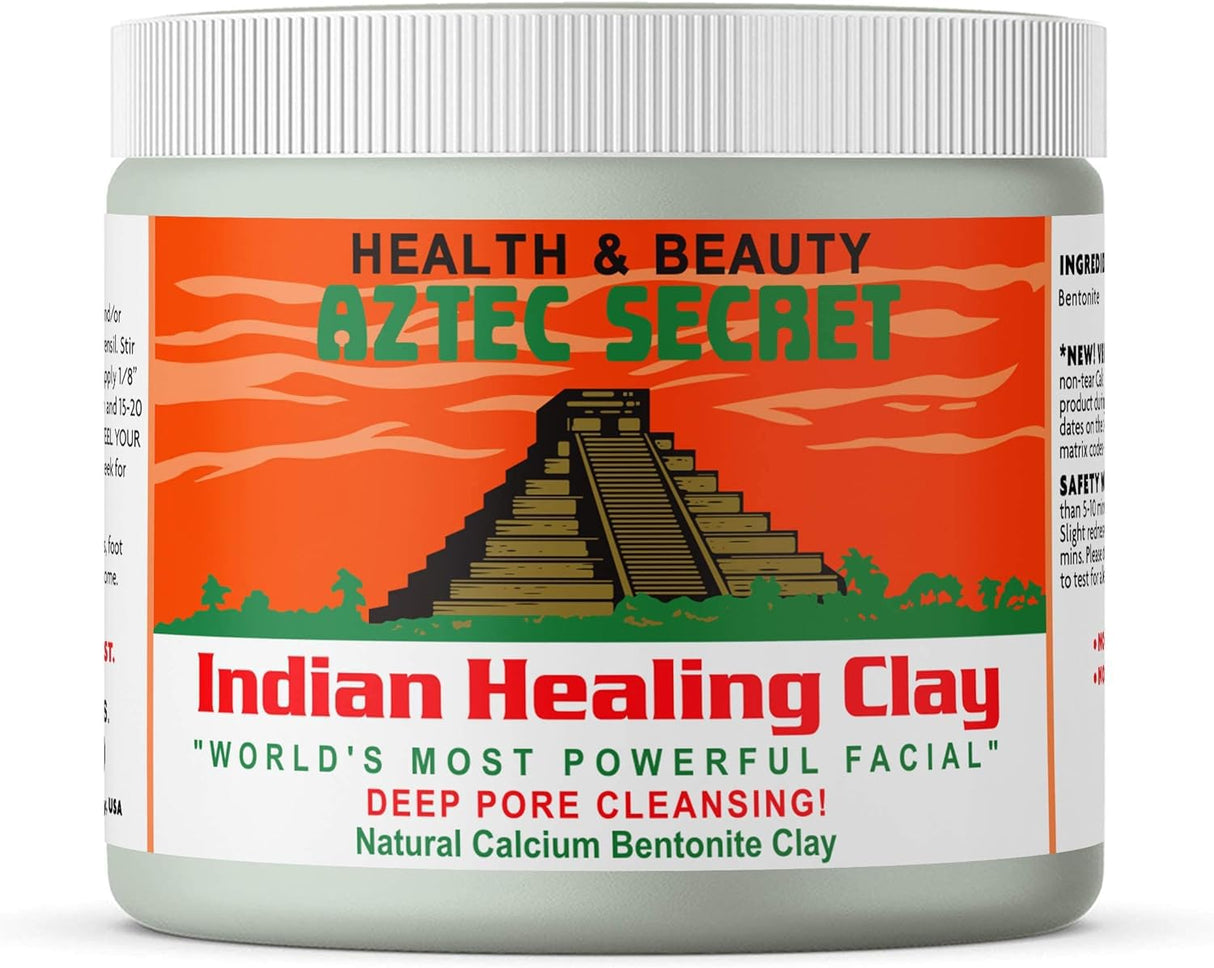 AZTEC SECRET Health & Beauty - Indian Healing Clay - 16 oz