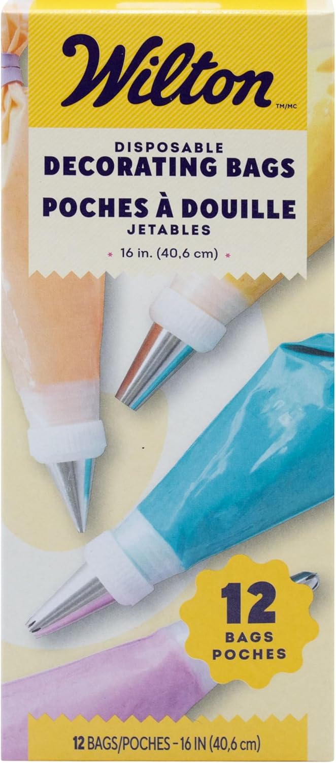 Wilton Disposable 16-Inch Decorating Bags, 12 Pack