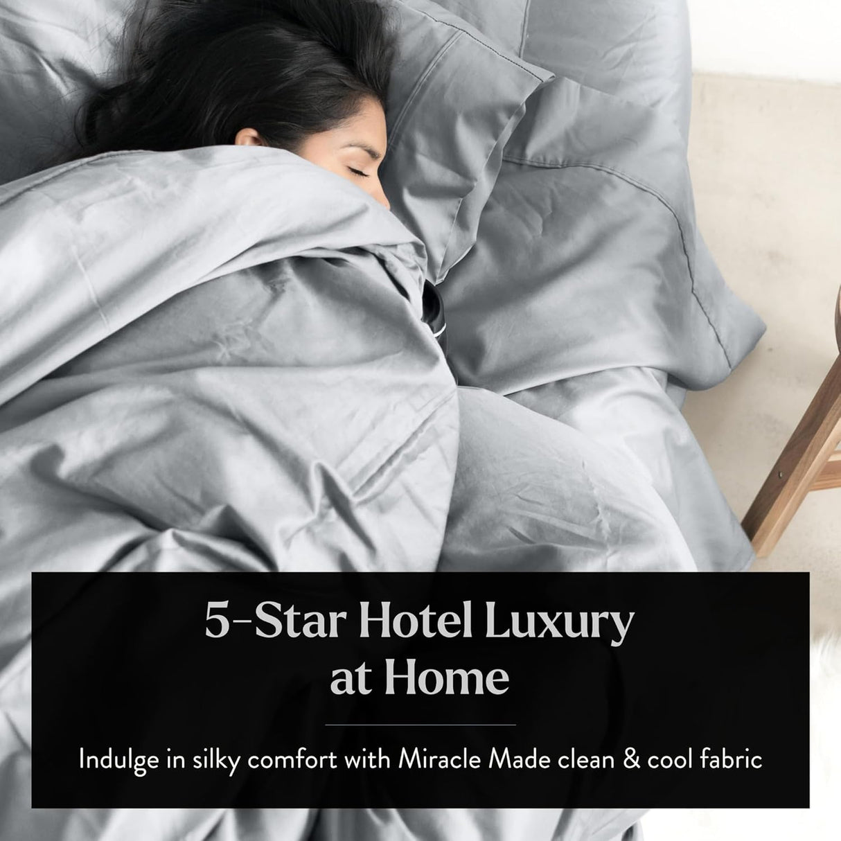 Miracle Made Temp-Regulating and Self-Cleaning Sheets - Silver Grey