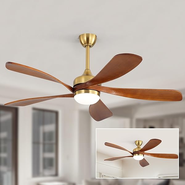 52" Ceiling Fan, Walnut