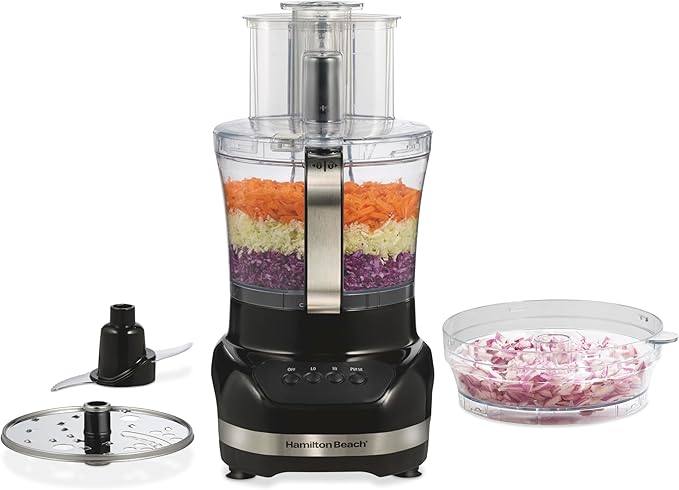 Hamilton Beach Big Mouth Duo Plus 12 Cup Food Processor