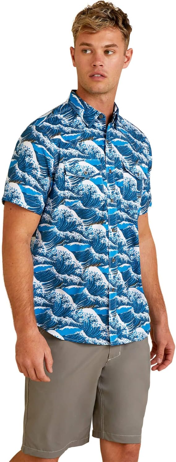 ARIAT Men's Venttek Western Aloha Fitted Shirt Medium