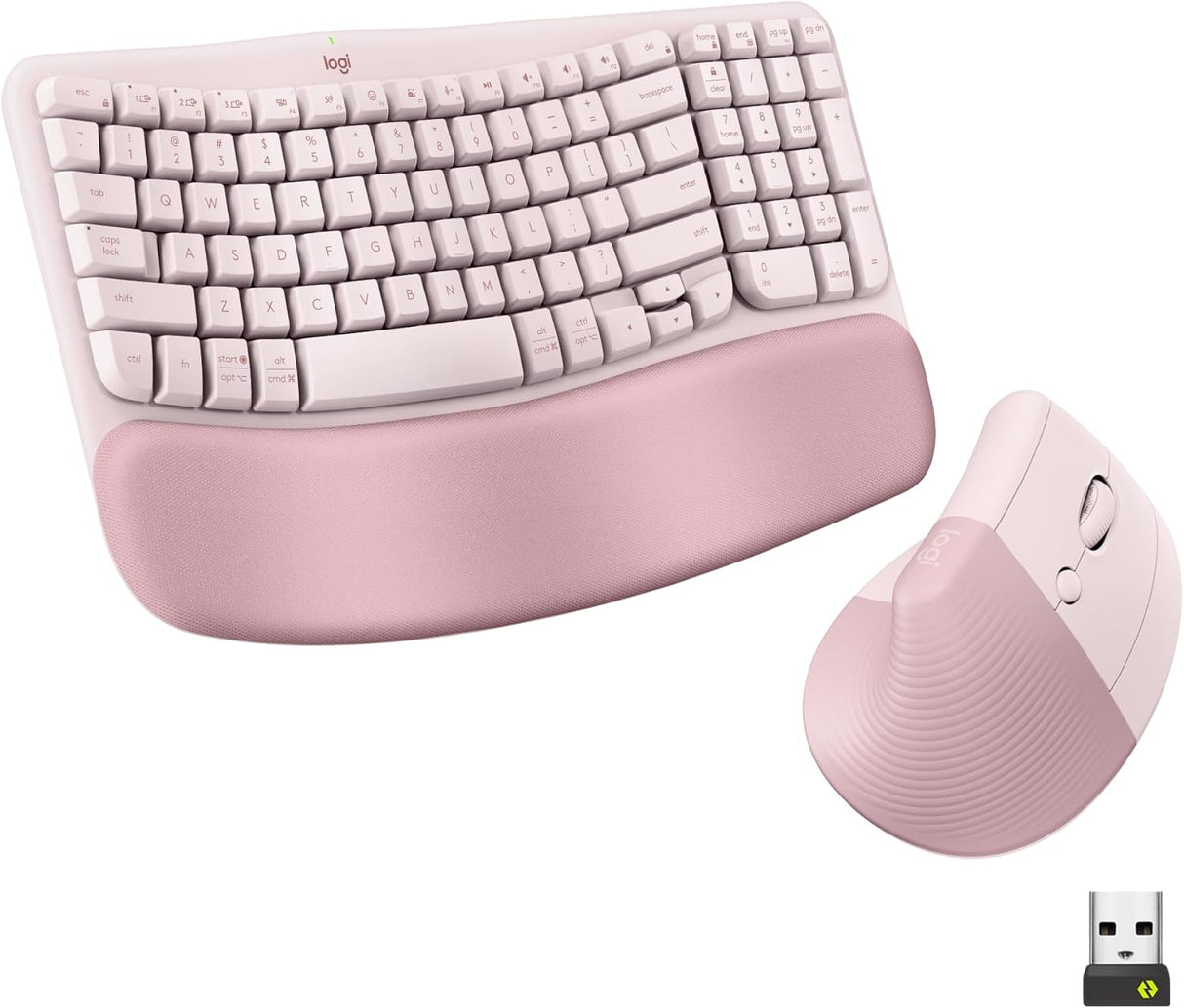 Logitech Wave Keys & Lift Vertical Mouse