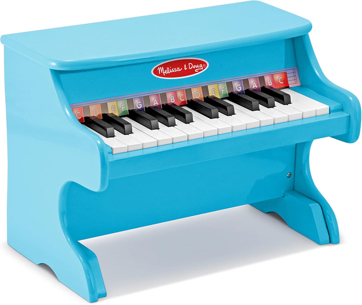 Melissa & Doug Learn-to-Play Piano with 25 Keys and Color-Coded Songbook - Blue