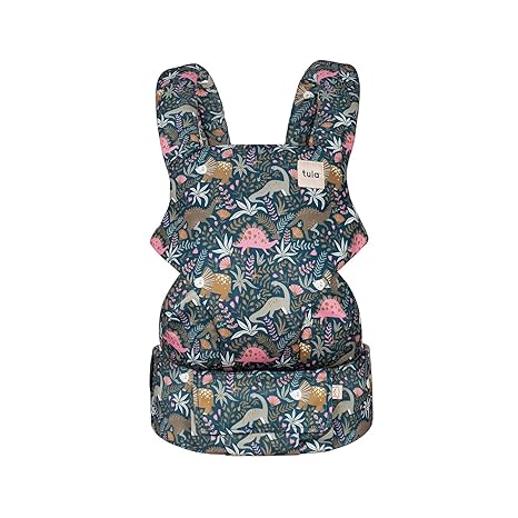 Baby Tula Explore Mesh Baby Carrier - 7-45 lb, Adjustable Newborn to Toddler, Multiple Ergonomic Positions Front and Back, Breathable and Cool - Coast + Mesh, Land Before Tula