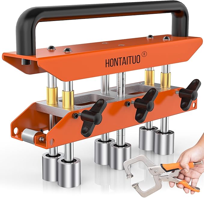Three-Station Edge Roller Bender,0-90° Bending Angle Bending Metal Roofing Materials,Adjustable for Making 5/8" to 4" (16 to 102 MM) Bends in 29 to 22-Gauge Steel,Large Sheet Metal Bender