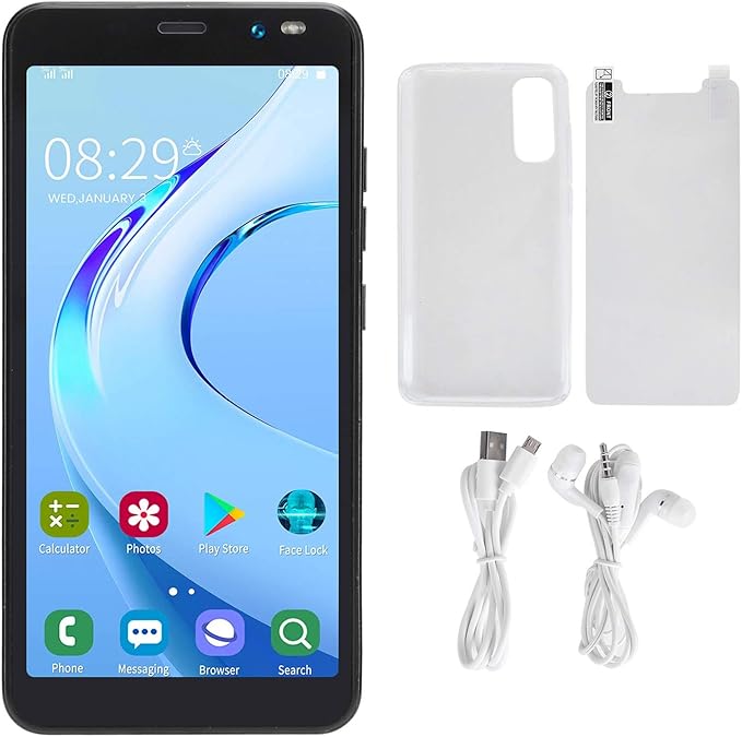 LANDVO Rino4 Pro 5.45in 4GB Face Unlock Dual Cards Dual Standby Smartphone 512MB(Black)