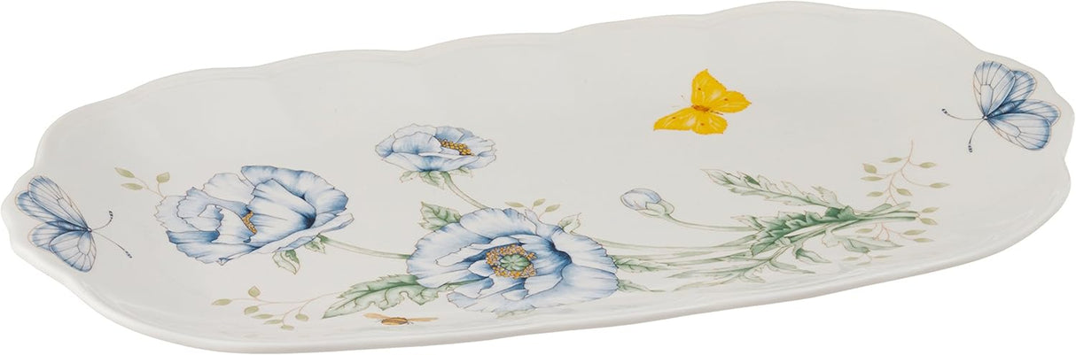 Lenox Butterfly Meadow Oblong Sandwich Tray, 14 3/4"