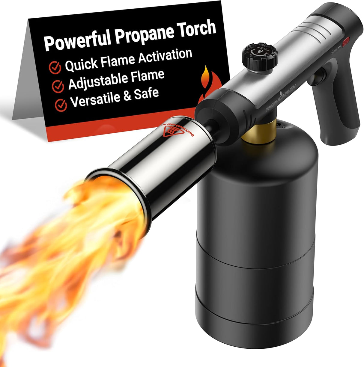 ThermoMaven Propane Torch with One-Touch Max Fire
