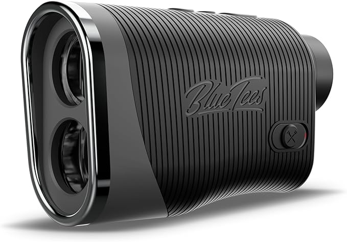 Blue Tees Golf Series 3 Max+ Golf Rangefinder with Slope Switch, 1000 Yards Range Finder, 6X Magnification Laser Rangefinder, Slope Measurement, Magnetic Strip, Flag Pole Locking with Pulse Vibration