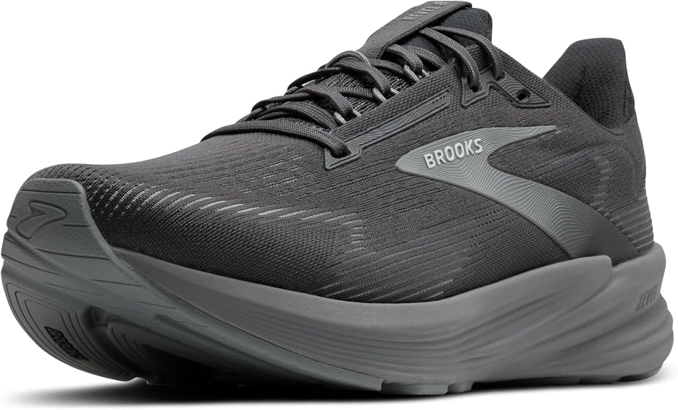 BROOKS Men's Revel 8 Running & Walking Shoe - 8W in Primer Grey/Blackened Pearl