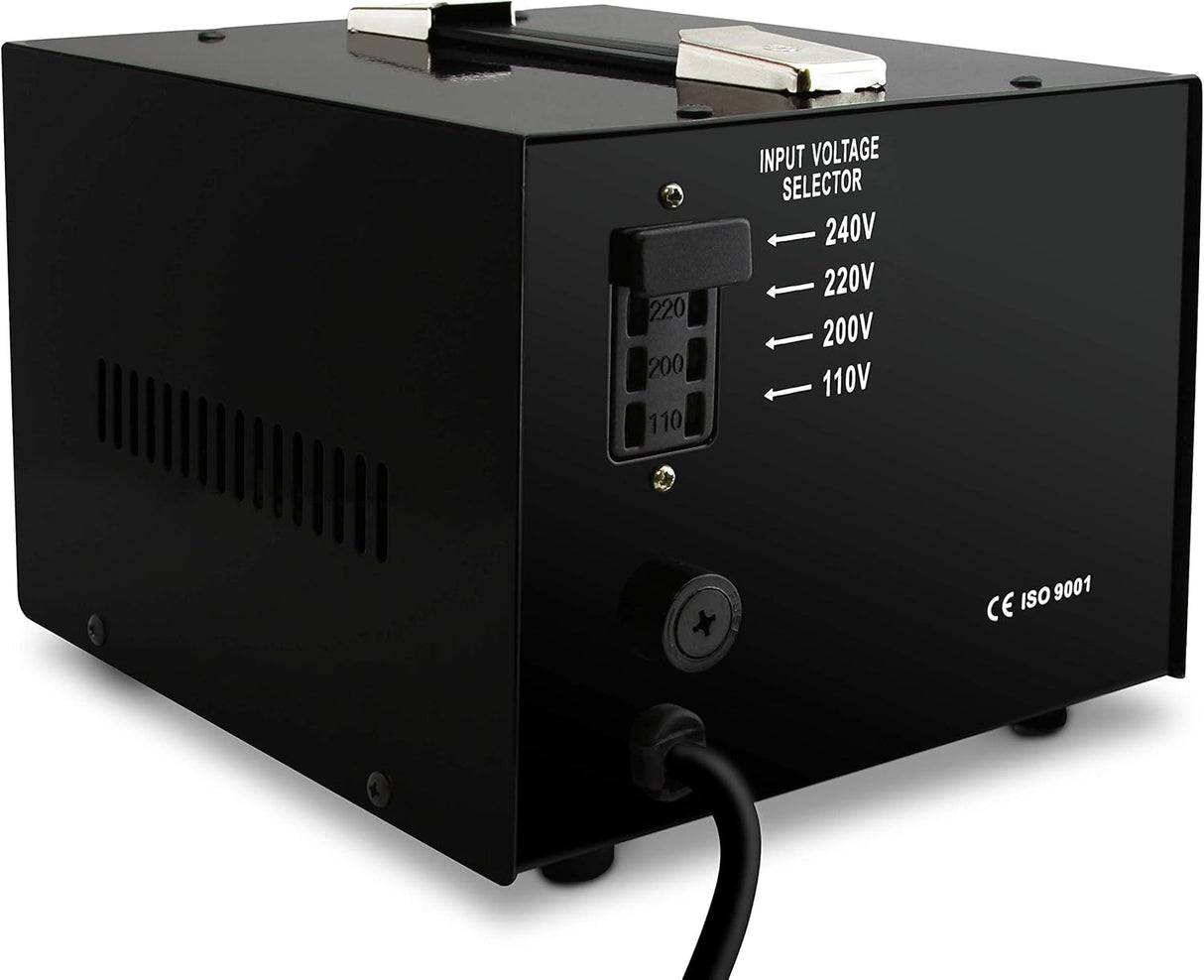 1000 Watt Voltage Converter Transformer - Heavy Duty Step Up/Down AC 110V/120V/220V/240V Power Converter - Circuit Breaker Protection – DC 5V USB Port