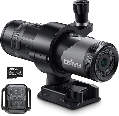2K Helmet Camera for Motorcycle with 2.4G Remote Control