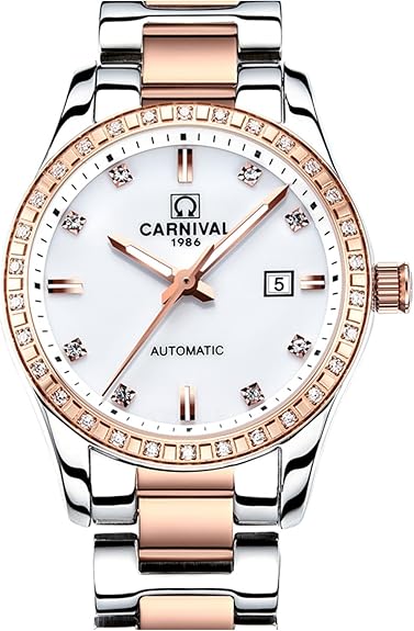 Carnival Womens Sapphire Automatic Mechanical Watch