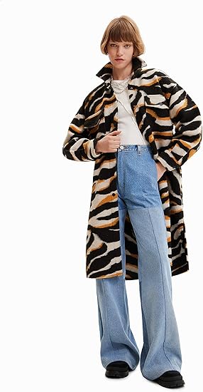 Desigual Women's A-line Coat Size L