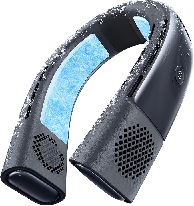 TORRAS 2025 COOLiFY 2S Neck Fan, 3 Model, 3-28H Extended Battery Life, Neck Fans that Blow Cold Air, Neck Air Conditioner, Cooling Neck Fan for Work,Hiking,Travel. Gifts for Dad Husband Father, Black