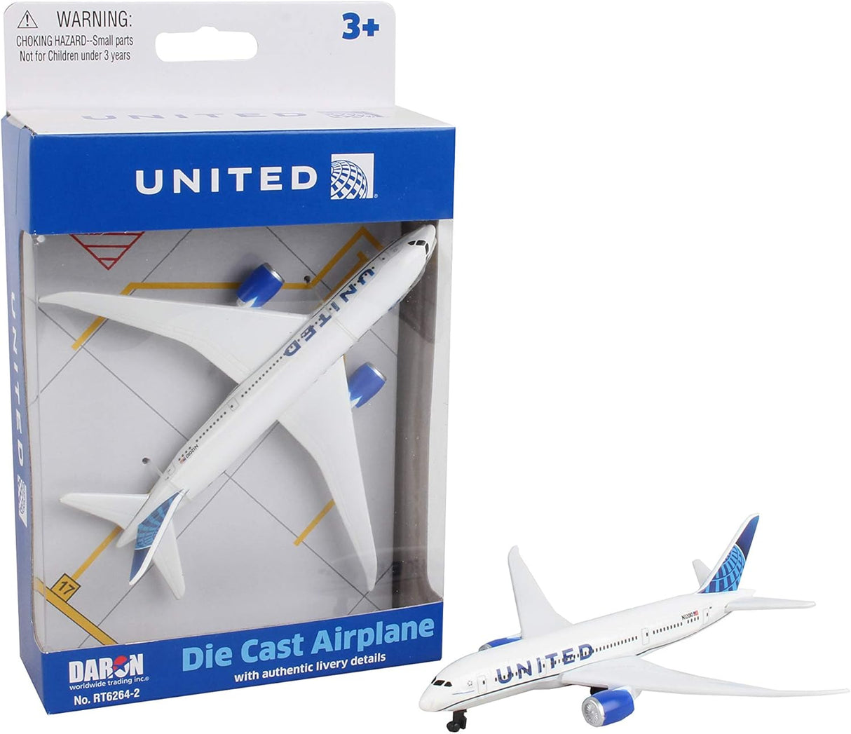 Daron Toy Airplane – United Airlines Ages 3+