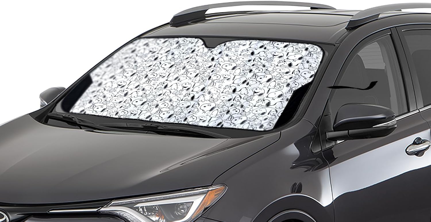Peanuts Snoopy Windshield Sunshade, 58 x 27.5 in – Keevado Store