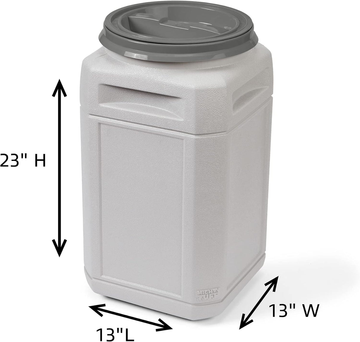 Mighty Tuff Airtight Dog Food Storage Container – 13 Gal, up to 54 lb. Capacity