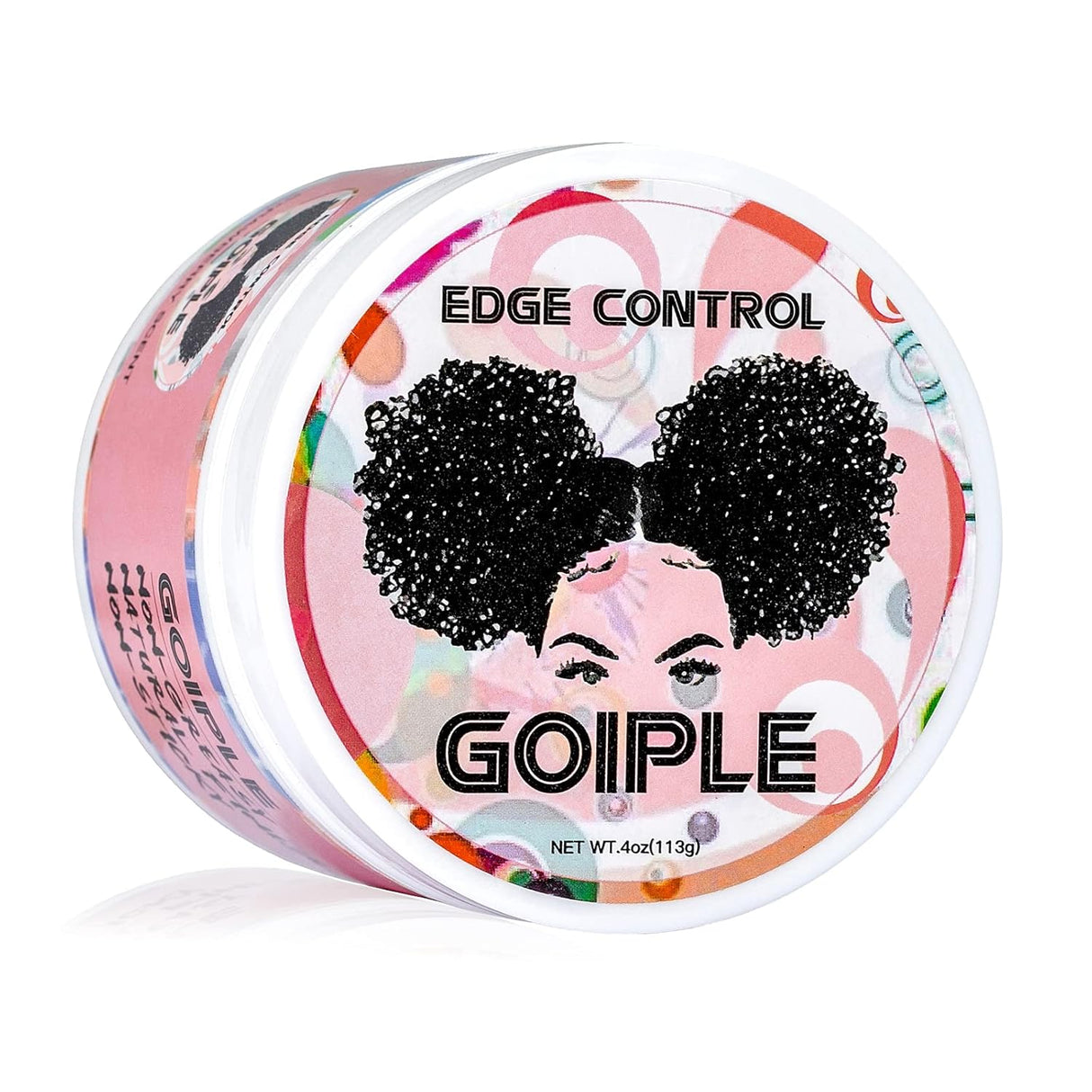 6- pk Goiple Edge Control Wax for Women Strong Hold Non-greasy, 4 OZ Edge Wax Styling Gel Sweet Peach Scent