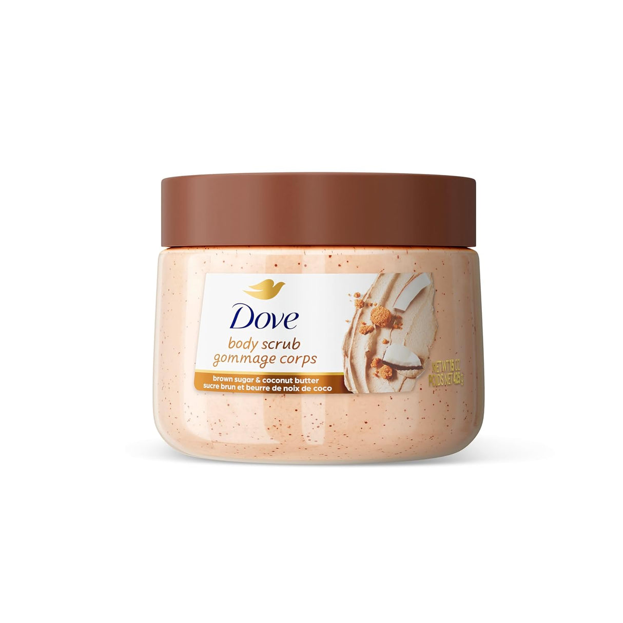 Dove Brown Sugar and Coconut Butter Body Scrub - 15 oz.