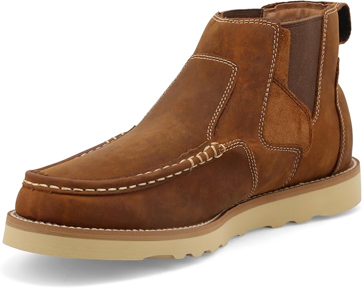 Twisted X Mens 4" Chelsea Wedge Sole Boot Size 8