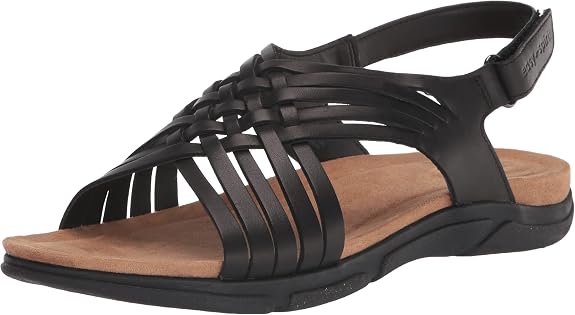 Easy Spirit Mar Women's Sandal - Black - Size 9M