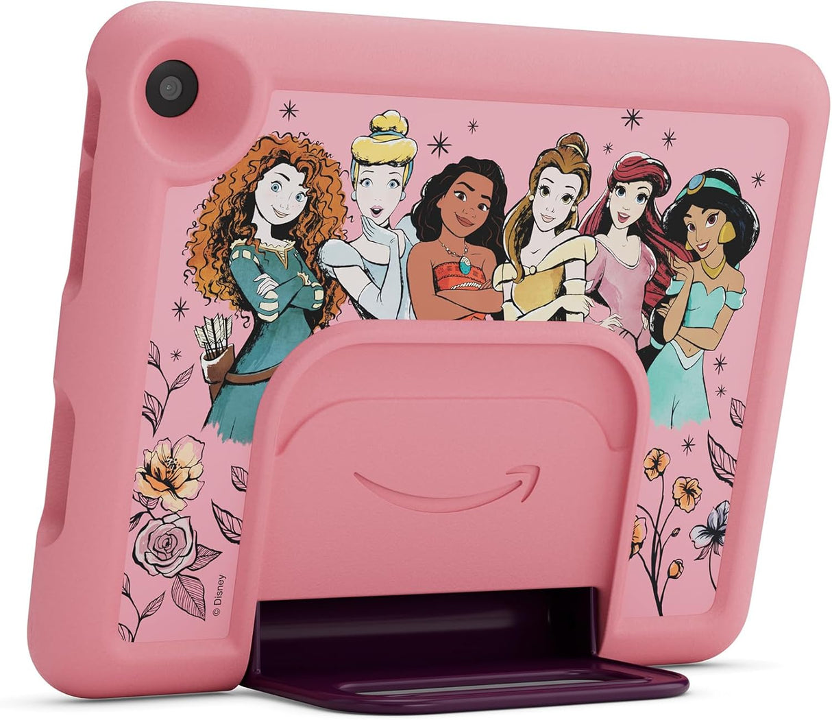 mazon Kid-Proof Case for Fire HD 8 tablet (Only compatible with 12th generation tablet), Disney Princess