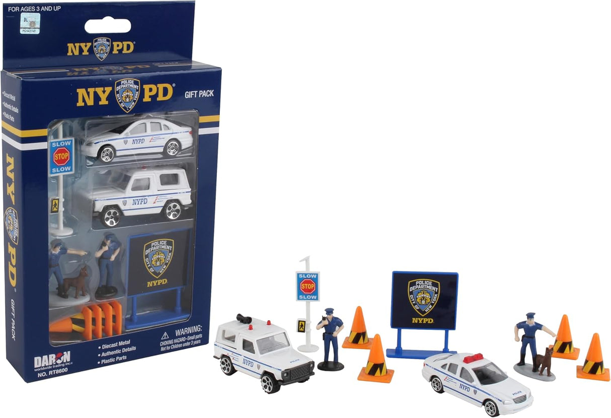 Daron NYPD Gift Pack, 10-Piece, Inches