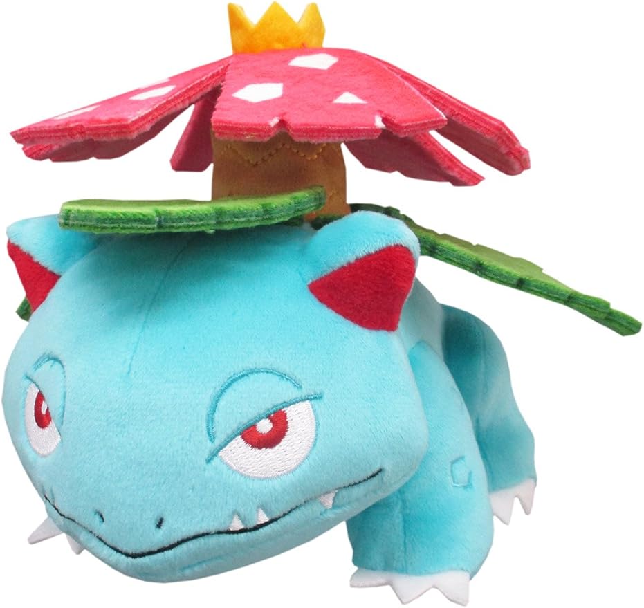 Sanei PP94 Pokemon All Star Collection Venusaur Plush, 4"