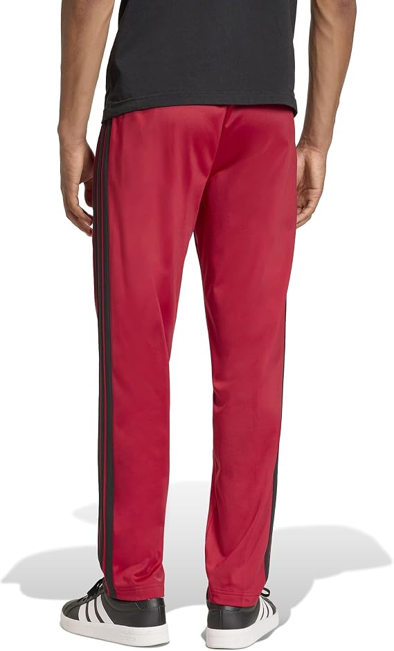 adidas Men's Dayready Open Hem Track Pants - Active Maroon - Large