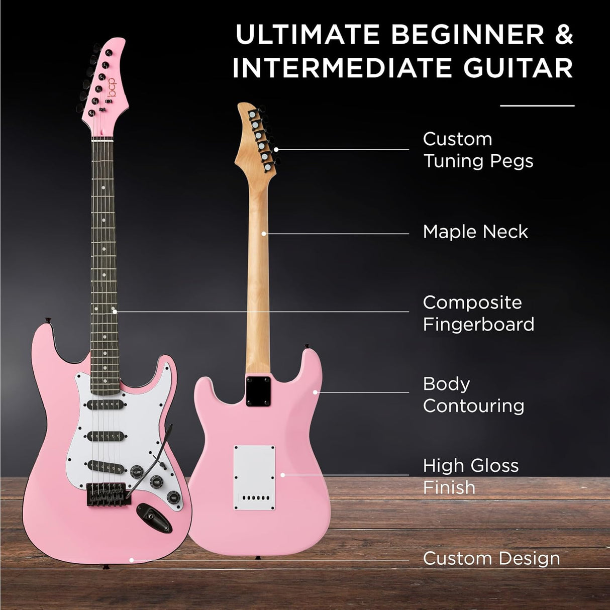 Best Choice Products 39in Full Size Beginner Electric Guitar