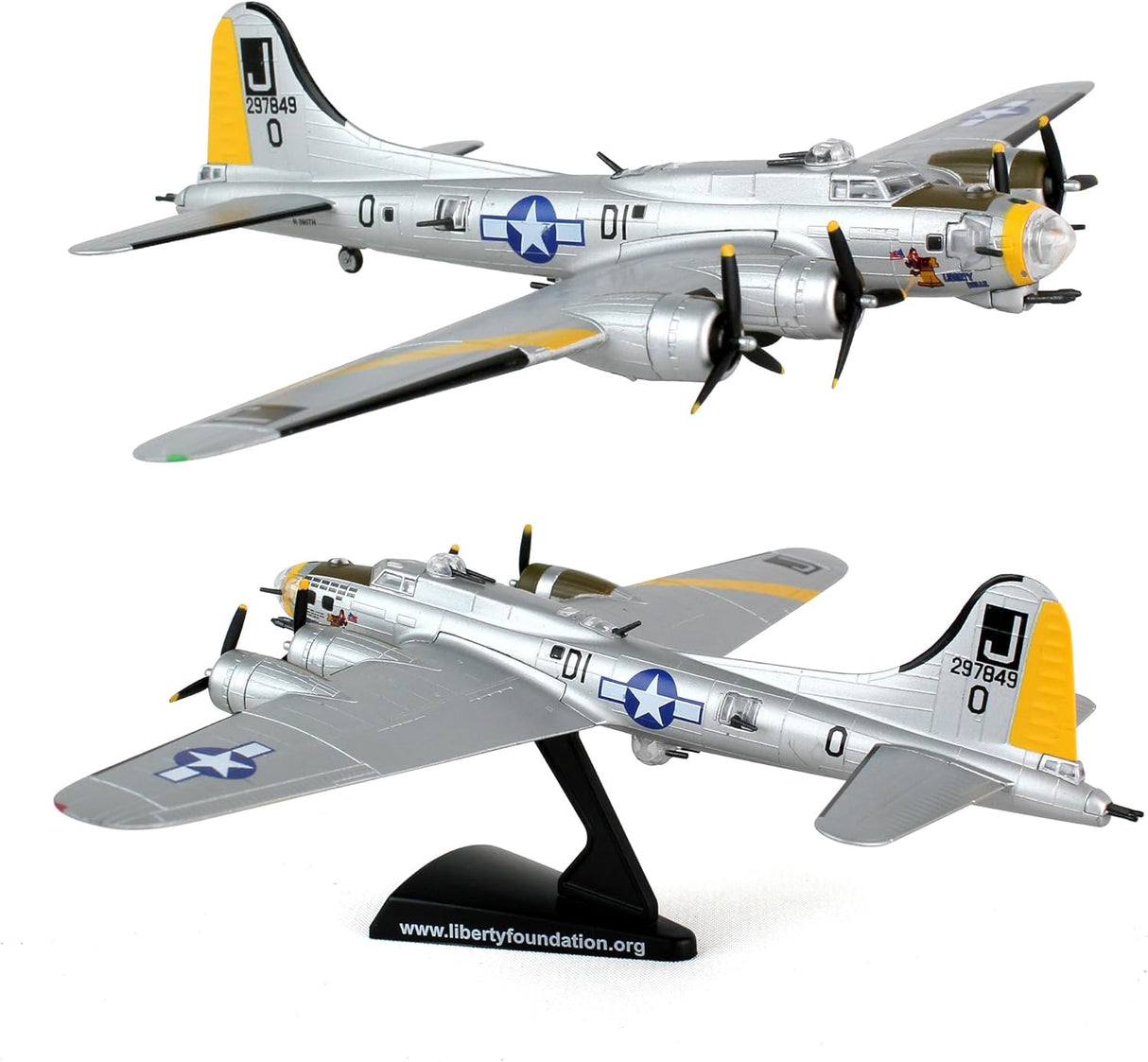 Daron Boeing B-17 Flying Fortress B-17G Die-Cast Model – 1:155 Scale Ages 14+