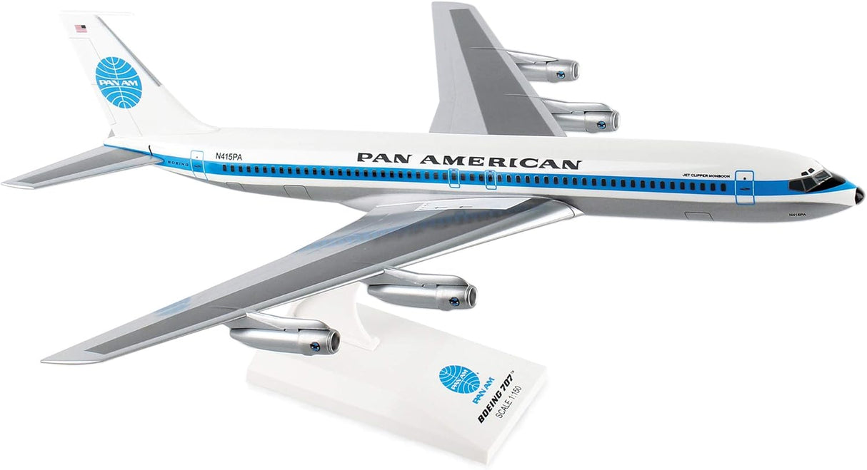 Skymarks SKR877 Pan American World Airways 707 1/150 Scale Airplane Model Jet Clipper Monsoon Livery REG#N415PA Ages 14+