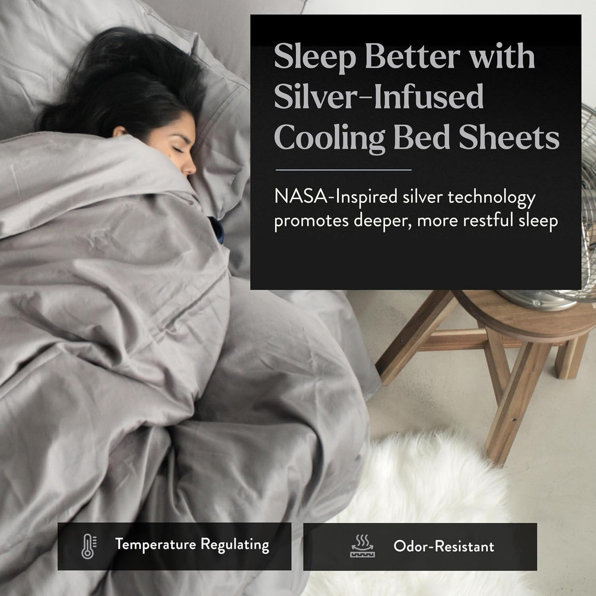 Miracle Made Temp-Regulating and Self-Cleaning Sheets - Stone