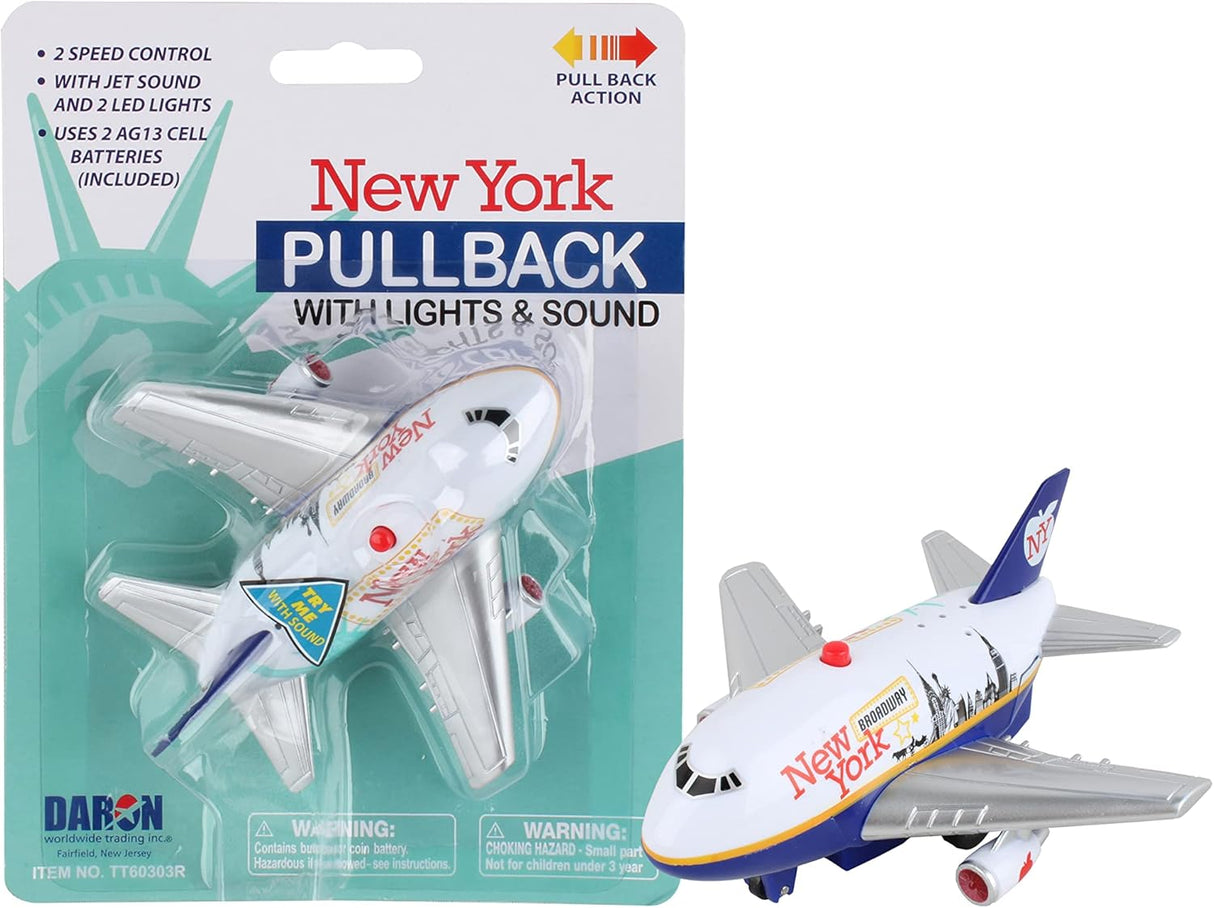 Daron New York Pullback Toy with Light and Sound