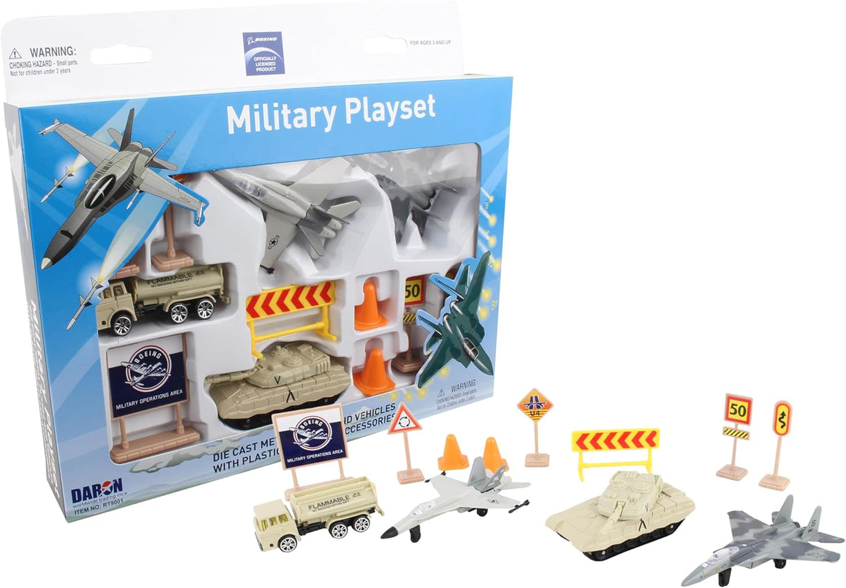 Daron Boeing Military 12-Piece Playset