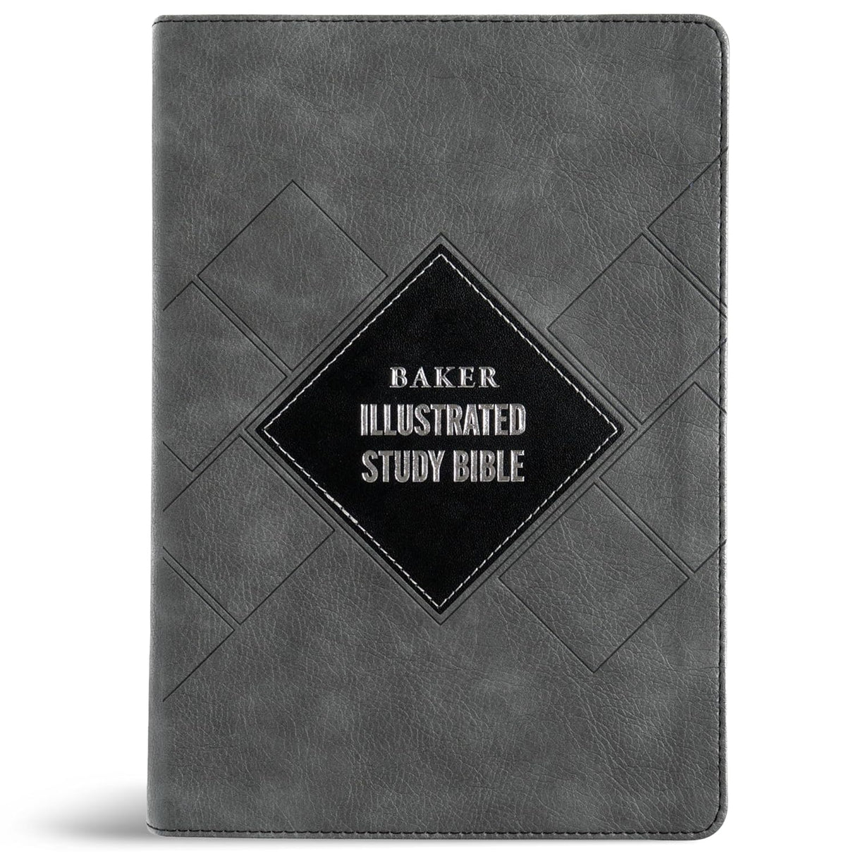 CSB Baker Illustrated Study Bible, Charcoal LeatherTouch, Red Letter, Full Color Interior