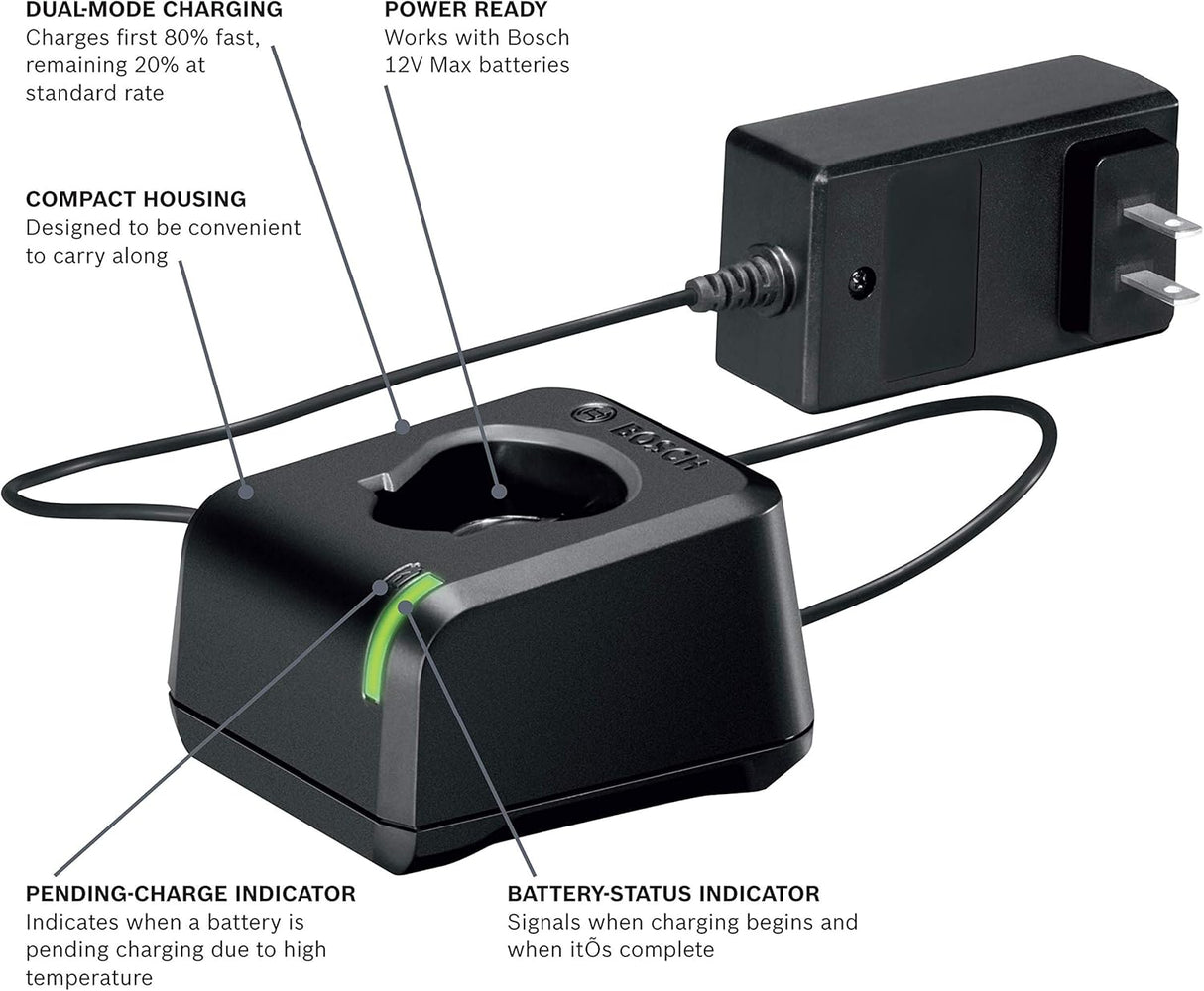 Bosch GAL12V-20 12V Max Lithium-Ion Battery Charger