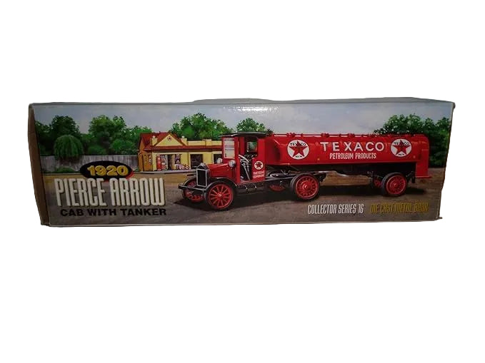 1920 PIERCE ARROW CAB WITH TANKER COLLECTOR SERIES 16 DIE CAST METAL BANK